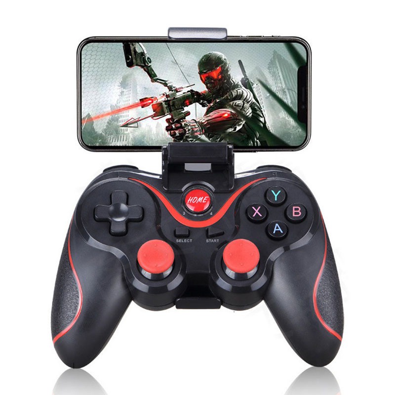 Tay Cầm Chơi Game X3/T3 Có Bluetooth Cho Smartphone, PC, Laptop, Android, IOS, Windows