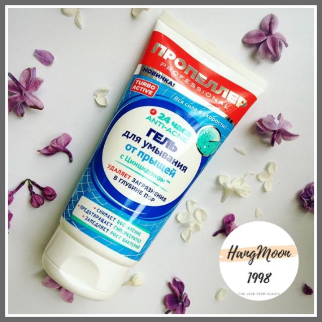 Gel rửa mặt Propeller Turbo active làm sạch sâu.