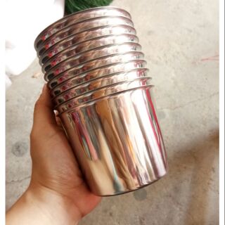 10 Lon (chun) làm nước đá tủ lạnh bằng inox