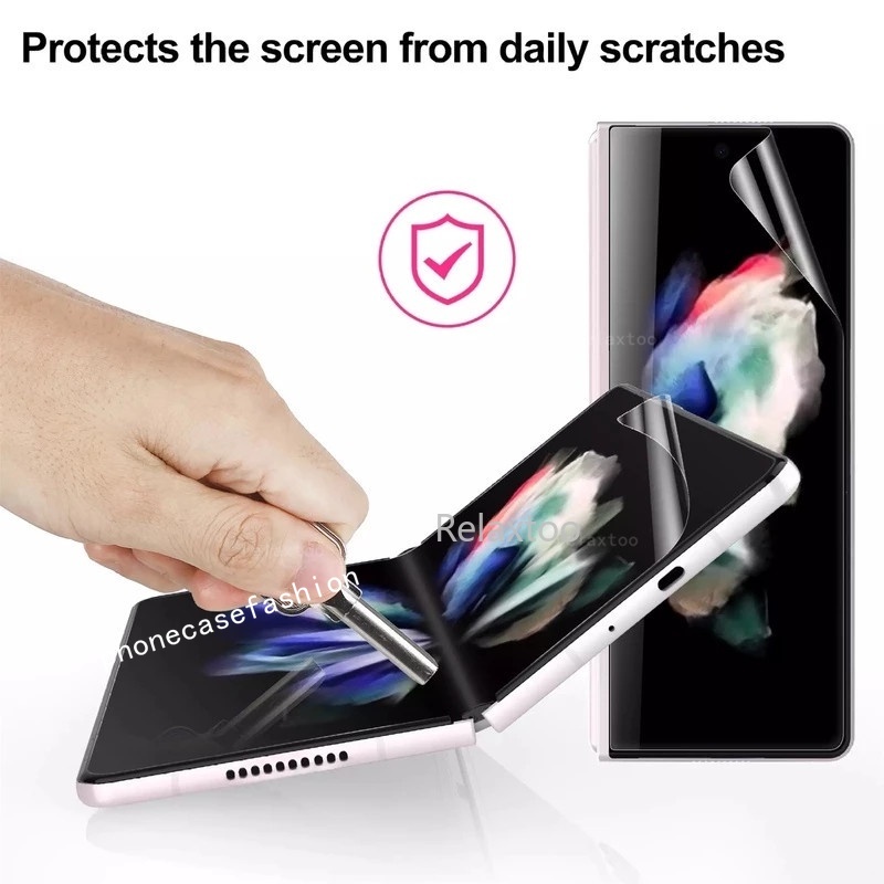 Miếng Dán Hydrogel Bảo Vệ Toàn Màn Hình Cho Samsung Galaxy Z Fold 5 4 3 2 Fold4 Fold5 5G Kính