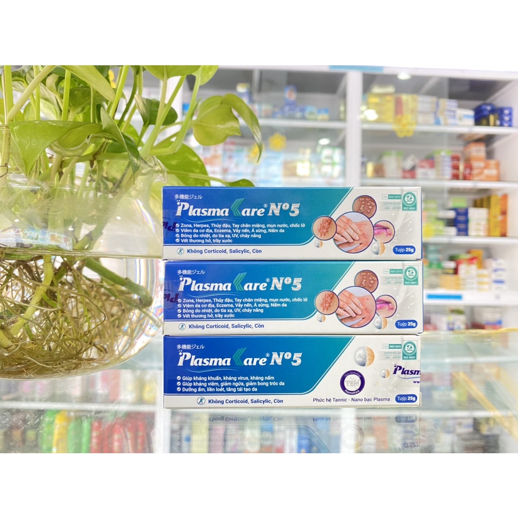 - KEM BÔI DA ĐA NĂNG PLASMAKARE No5 H1 tuýp x 25g - Kháng khuẩn, làm lành da nhanh chóng