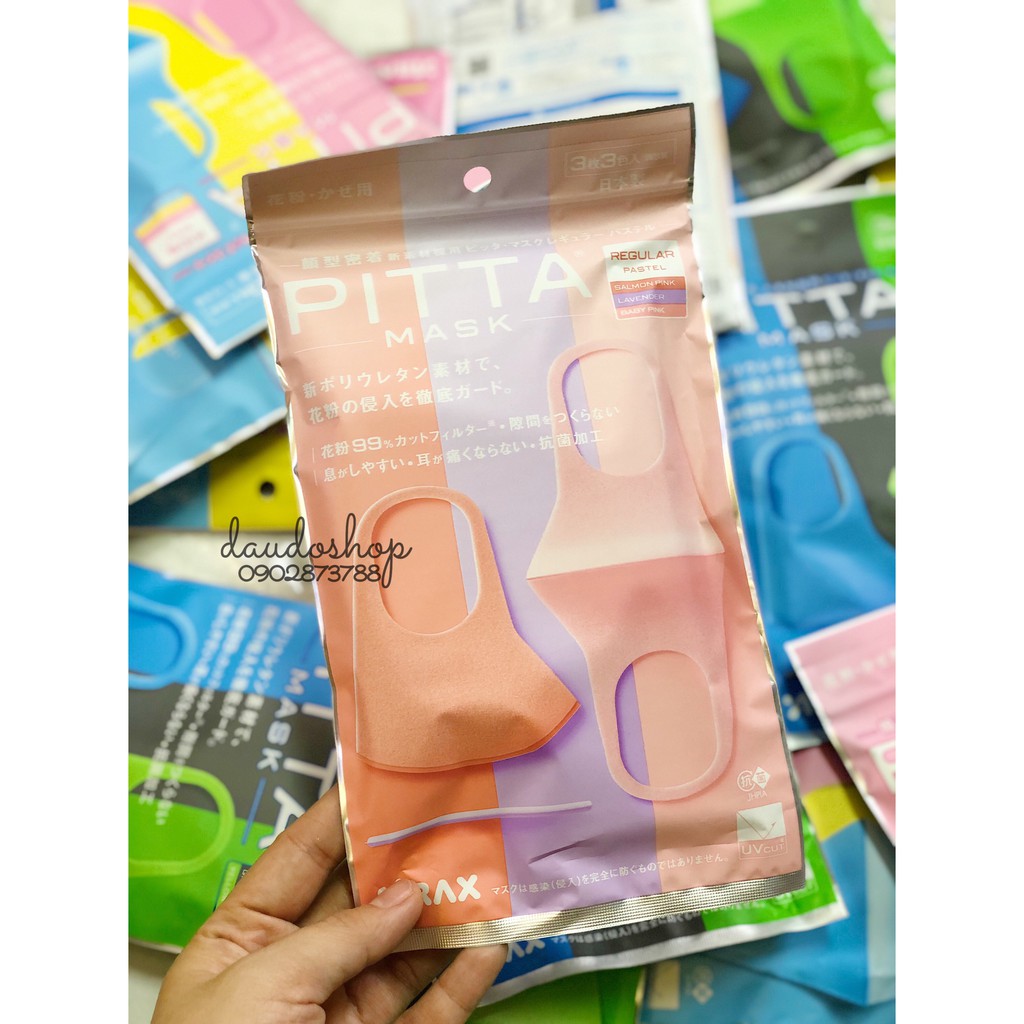 Pitta Mask Small set 3 cái Nhật Bản - Hàng nội địa Nhật