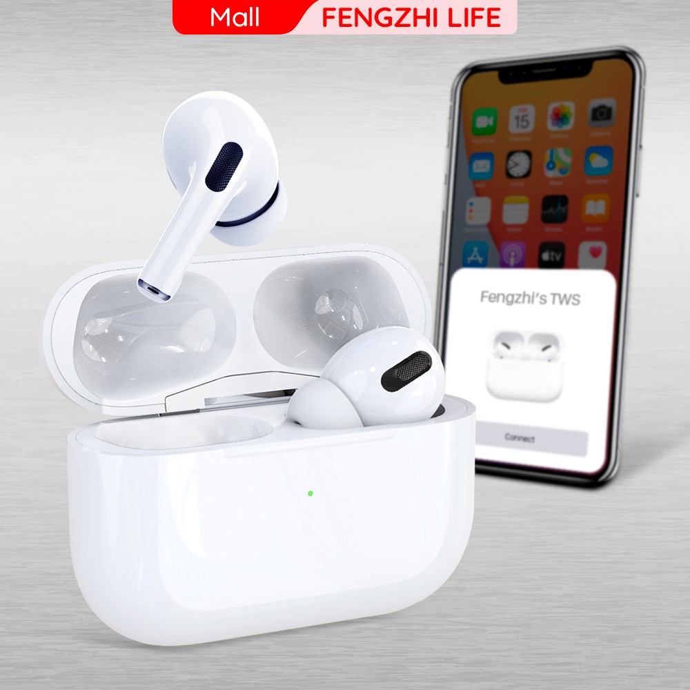 Tai nghe bluetooth FENGZHI BT300 cao cấp chống ồn nhét tai chính hãng cho iPhone Samsung OPPO VIVO HUAWEI XIAO Airpods