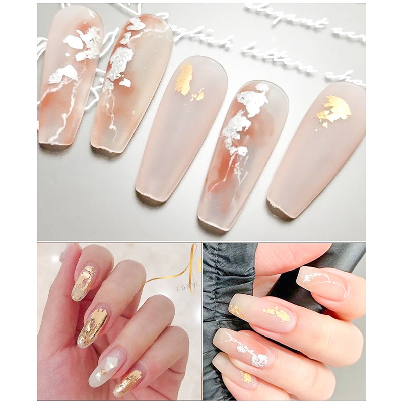 UR SUGAR Miếng Dán Trang Trí Móng Tay Nhiều Màu Sắc