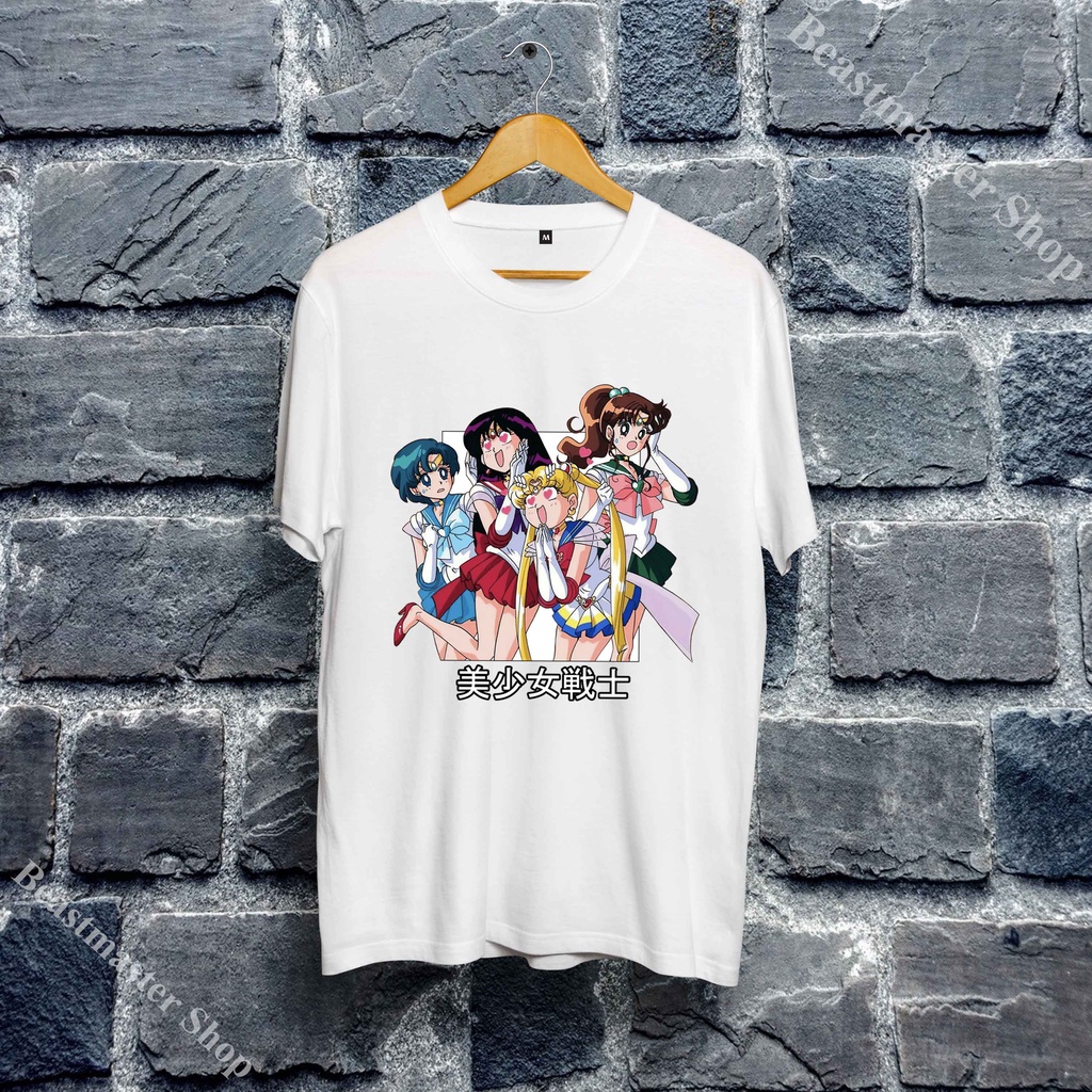 💚Áo Thun Thủy thủ Mặt Trăng - Sailor Moon - Sailor Moon T-Shirt siêu rẻ - H4SLM-018