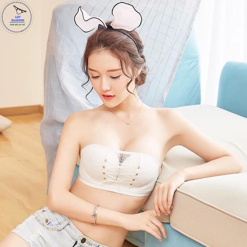 ÁO LÓT KHÔNG DÂY NÂNG NGỰC CHỐNG TỤT DÂY RÚT - CÚP REN RÚT | BigBuy360 - bigbuy360.vn