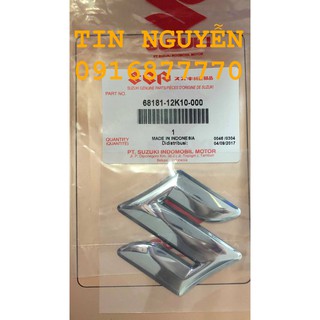 Tem chữ S gắn bửng Satria chính hãng Suzuki