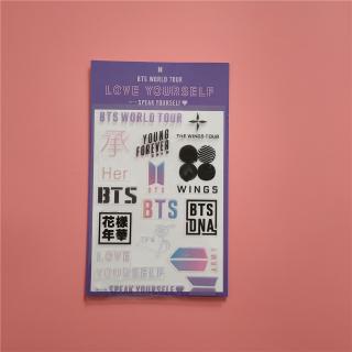 Nhãn dán trang trí in chữ blackpink