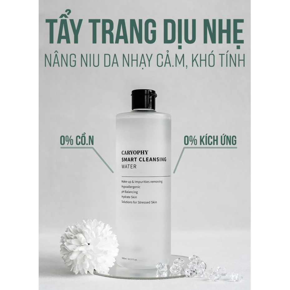 Nước tẩy trang Caryophy Smart Cleansing Water thông minh chính hãng Hàn Quốc NPP Shoptido | BigBuy360 - bigbuy360.vn