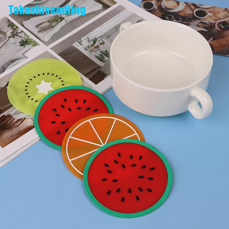 Bình Nước Silicone Cách Nhiệt Hình Trái Cây Xinh Xắn