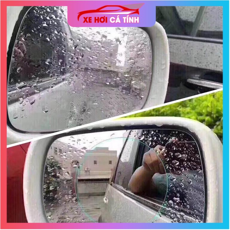 ⚡️FLASH SALE⚡️ Bộ Miếng Dán Chống Nước Gương Chiếu Hậu và kính lái