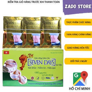 Giảm cân Seven days an toàn nhanh cấp tốc mỡ đùi mỡ bụng