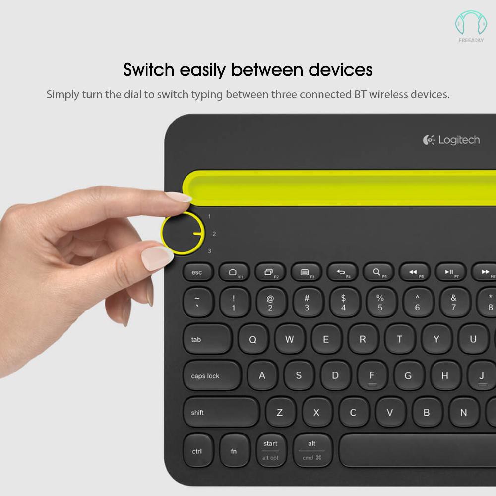 Bàn Phím Bluetooth Không Dây Mini Logitech K480 Cho Điện Thoại / Máy Tính Bảng