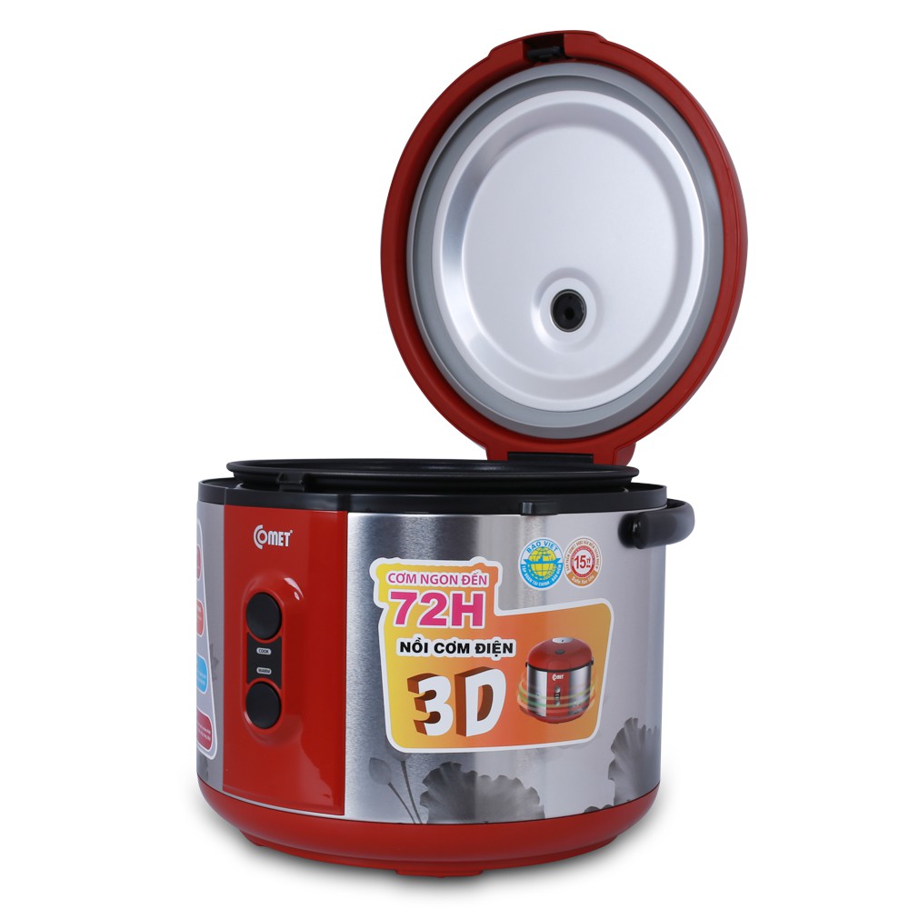 Nồi Cơm Điện 3D Nắp Gài 1.8L COMET - CM8046R | BigBuy360 - bigbuy360.vn