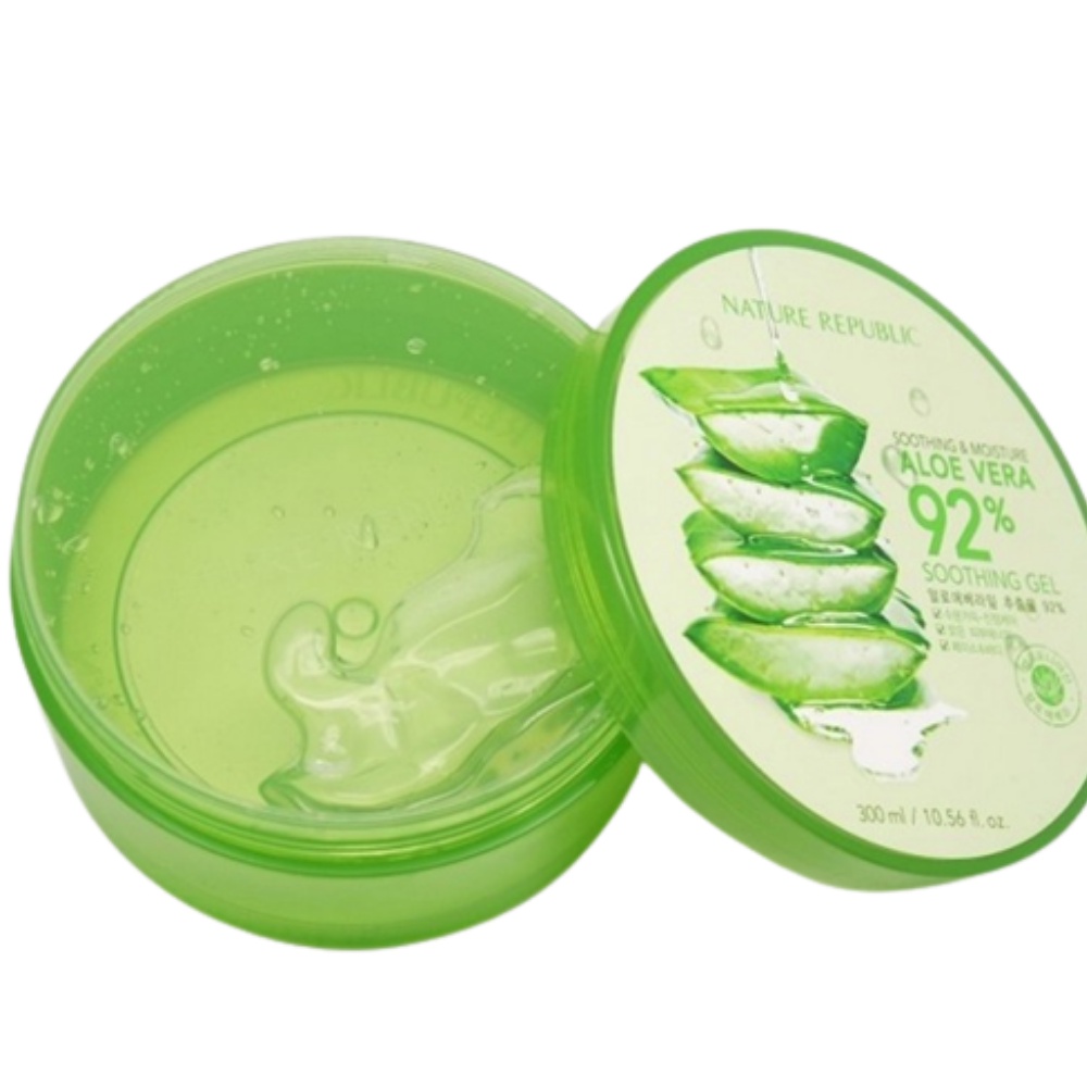 Gel lô hội Nature Republic Soothing & Moisture Aloe Vera 92% - Gel dưỡng nha đam đa năng ( 300ml)