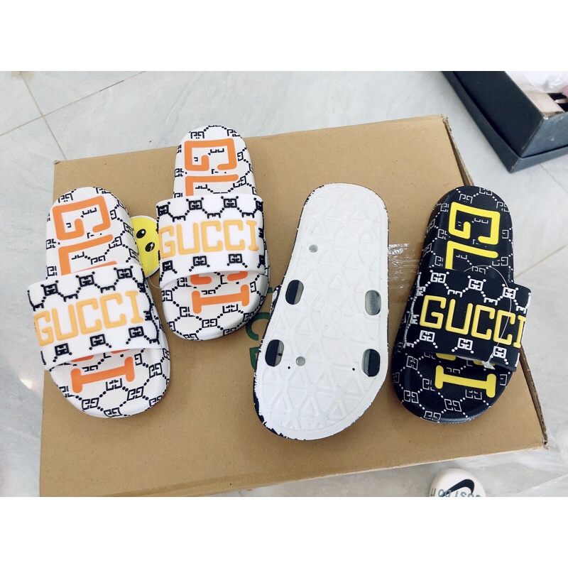Dép lê G.uccii cho bé trai, bé gái hàng quảng châu mềm êm