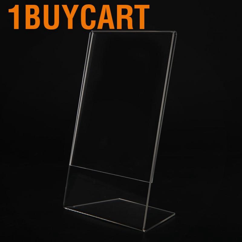 1buycart 6 Inch Acrylic Transparent Portable Photo Picture Frame Home Decor DIY Parts