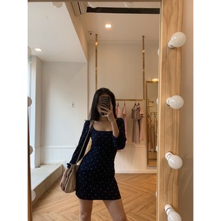 AMBER - Đầm chấm bị Polka Dot