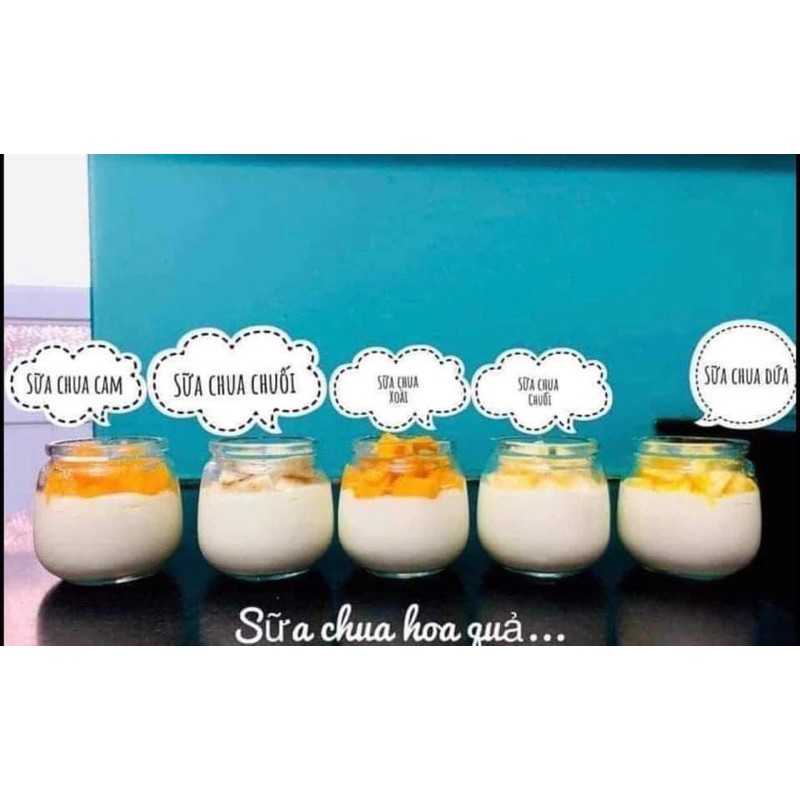 Hũ thuỷ tinh béo đựng sữa chua 200ml