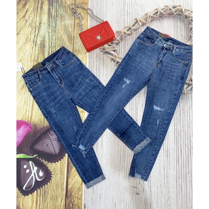 QUẦN JEAN NỮ 9 TẤC LƯNG CAO,CO GIÃN HÀNG QUẢNG CHÂU | BigBuy360 - bigbuy360.vn