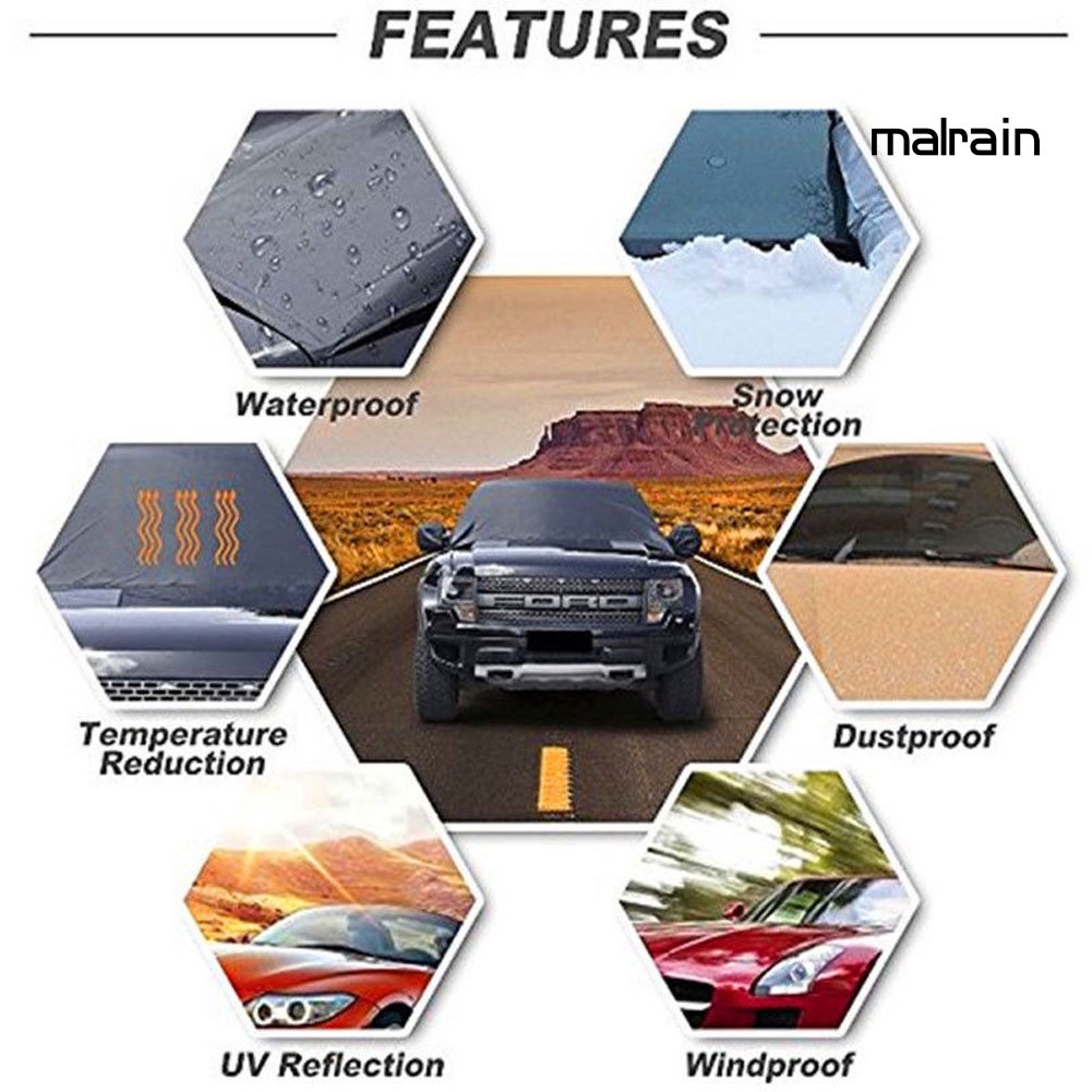 Tấm Che Phủ Kính Chắn Gió Xe Hơi Chống Nắng Và Tuyết Tiện Lợi