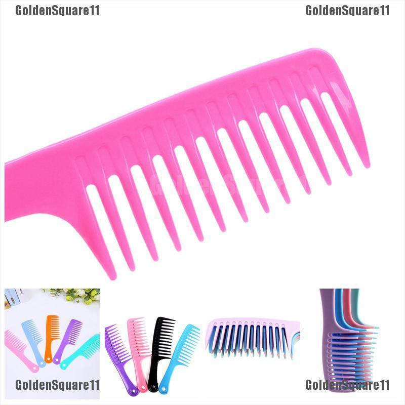 [Hàng mới về] Lược chải tóc răng thưa bằng nhựa gỡ rối chống tĩnh điện cho salon tạo kiểu tóc