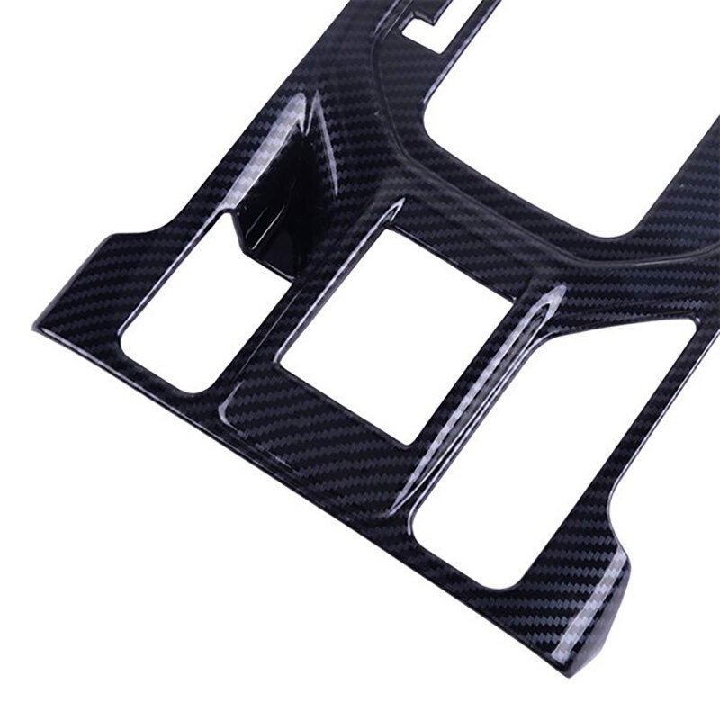 Khung dán cho hộp sang số bằng ABS sợi carbon trang trí cho xe Subaru Forester 2019-2021