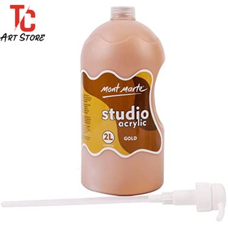 Màu ACRYLIC MONT MARTE Chai Bơm 2 Lít