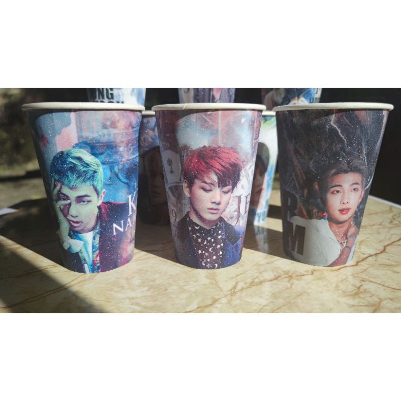 cốc giấy bts (12oz)