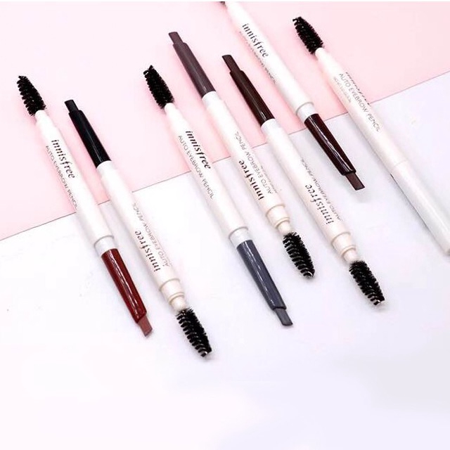 [Ready Stock] 100% ORIGINAL Innisfree Auto Pensil Alis Double Head Eyebrow Pencil