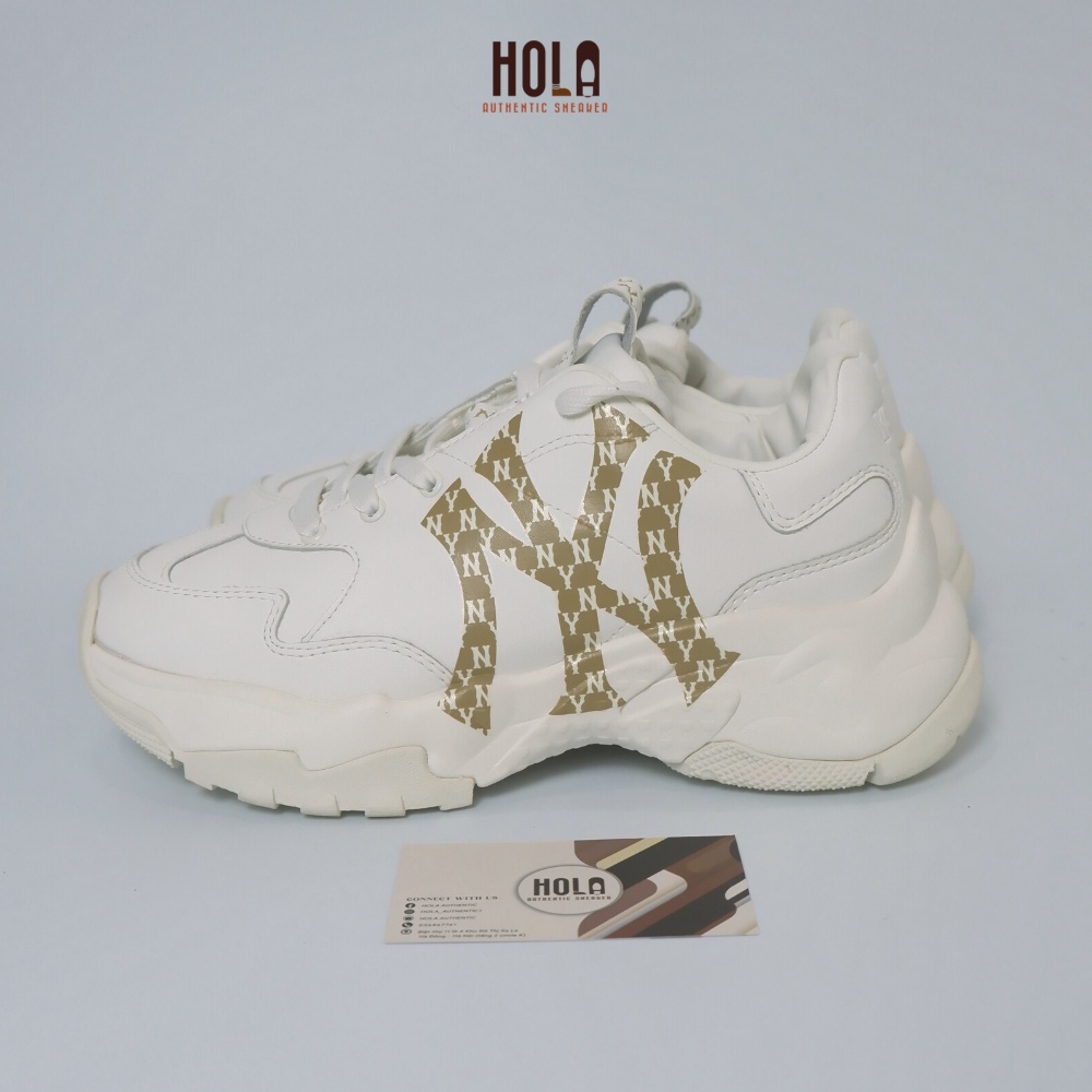 Giày MLB chính hãng, MLB authentic big ball chunky monogram new real 100%, check ra fake hoàn tiền x3