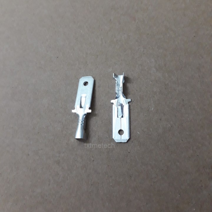 Đầu cos đực 6.3mm túi 100c