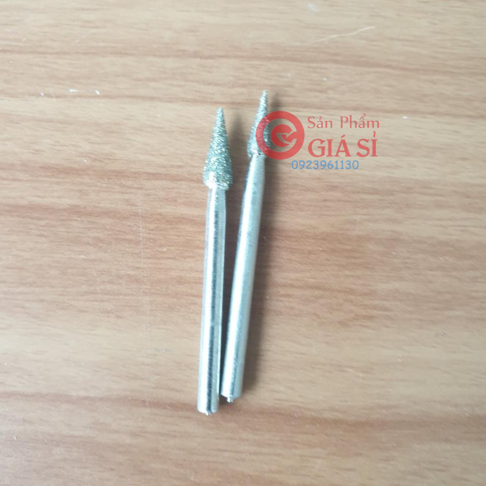 2 mũi mài búp sen cốt 3ly 3x4mm và 3x3mm ❤️freeship❤️