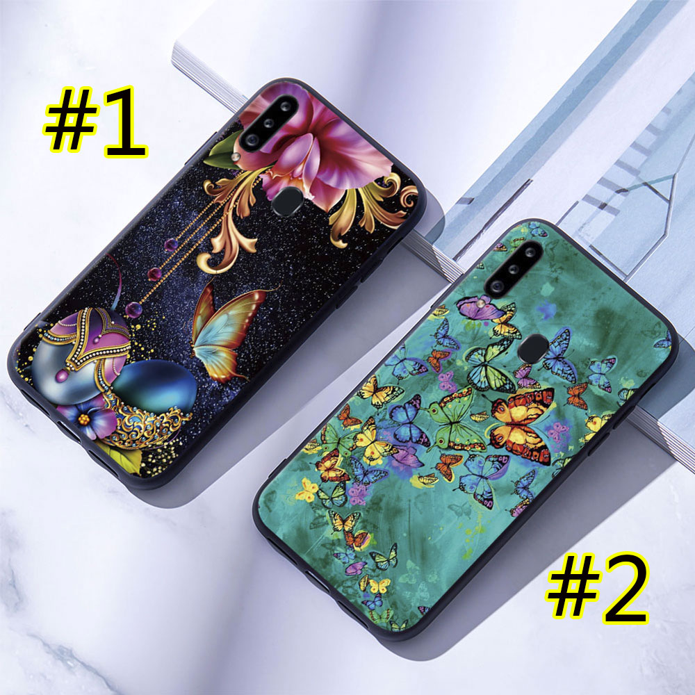 Ốp Điện Thoại Mềm Samsung Galaxy A10 A20 A30 A50 A10S A20S A30S A50S Con Bướm Thơ