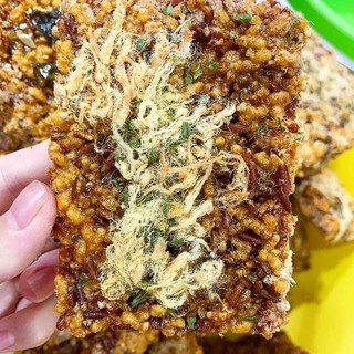 Cơm Cháy Gạo Lứt Chà Bông Túi 500Gram (Thanh Cơm Gạo Lứt Chà Bông)