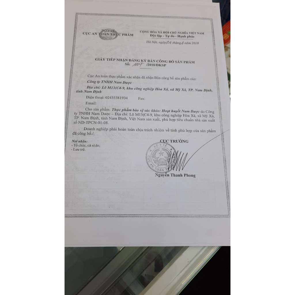 Tuần hoàn não HOẠT HUYẾT NAM DƯỢC-BỔ HUYẾT-AN THẦN