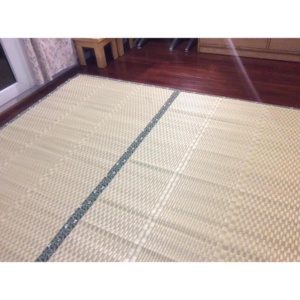 Chiếu cói caro Tatami xuất Nhật kích thước 2x2,2m