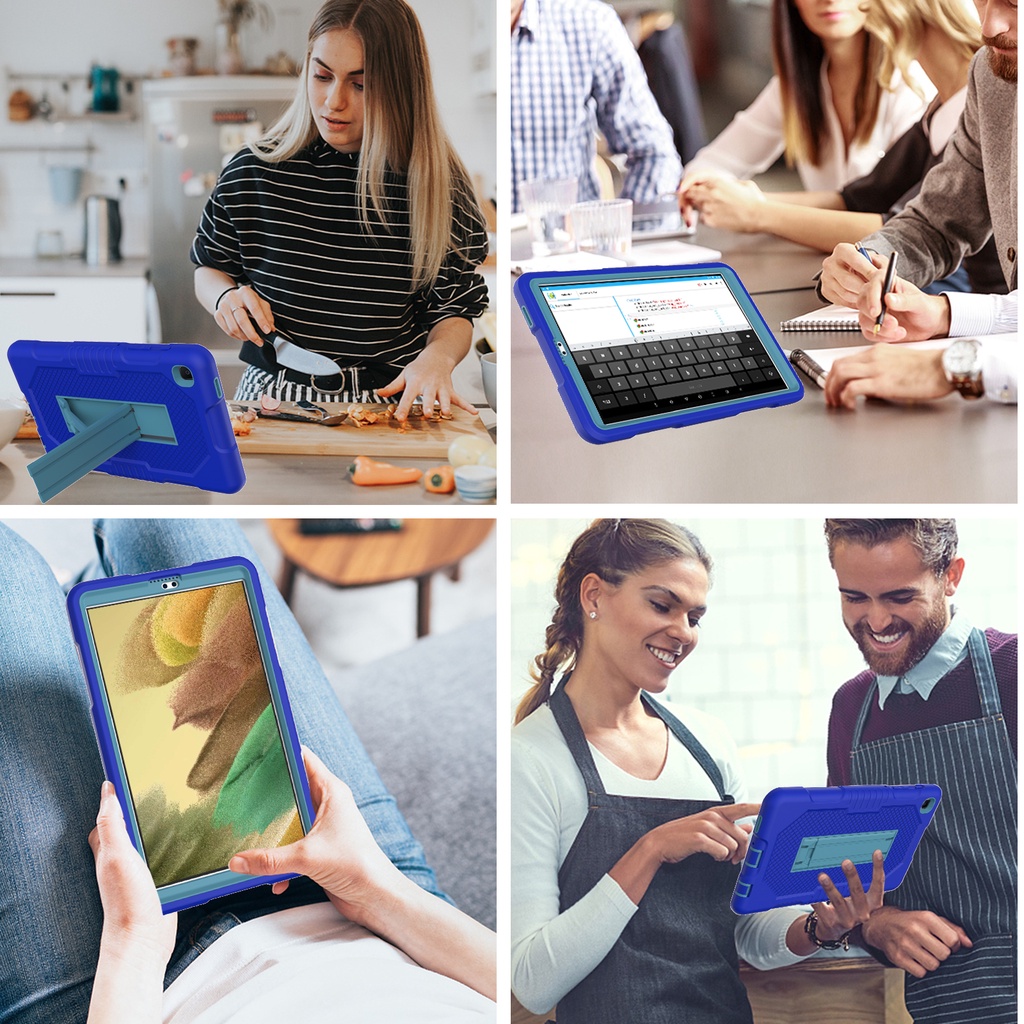 Ốp Máy Tính Bảng Cứng Chống Sốc Có Giá Đỡ Cho Samsung Galaxy Tab A7 Lite 8.7 Sm-T220 T225 | BigBuy360 - bigbuy360.vn