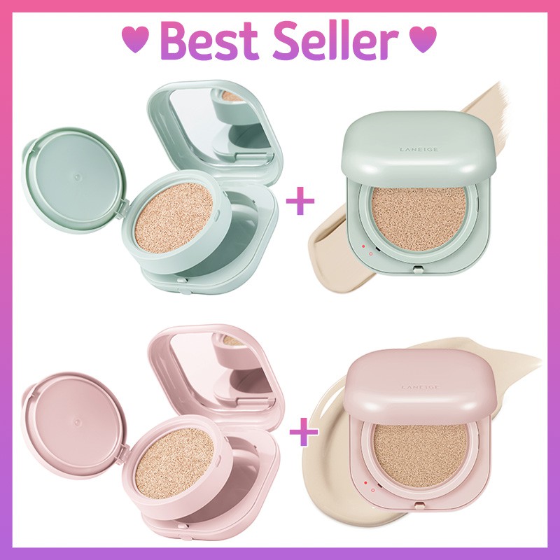 Set Cushion Lâu Trôi / Bơm Hơi Laneige Kèm Lõi Thay Thế Chuyên Dụng