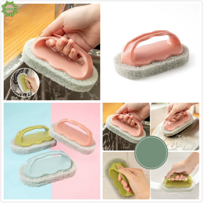 Miếng Bọt Biển Rửa Chén Có Tay Cầm Tiện Lợi Cho Gia Đình