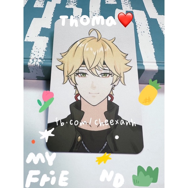 [có sẵn] thẻ hình bo góc genshin impact ver học sinh by cheexanh