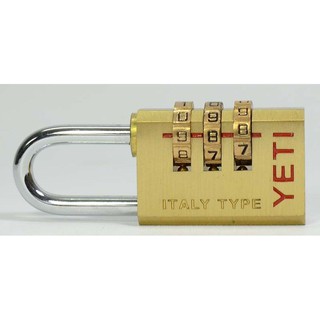 [CHÍNH HÃNG] Ổ KHOÁ SỐ YETI 3 SỐ ĐỒNG THAU