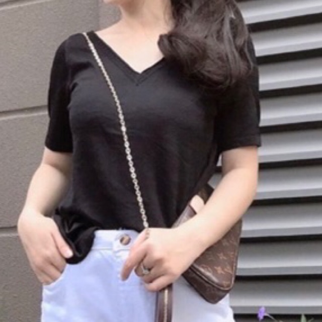 Áo len cổ tim siêu xinh, hình thật 100%