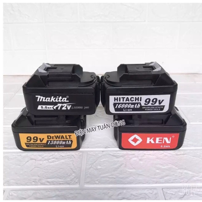 Pin makita 10 cell , pin dewalt 10 cell , pin 10cell hitachi , pin 10cell chân phổ thông cho các dòng máy pin cầm tay