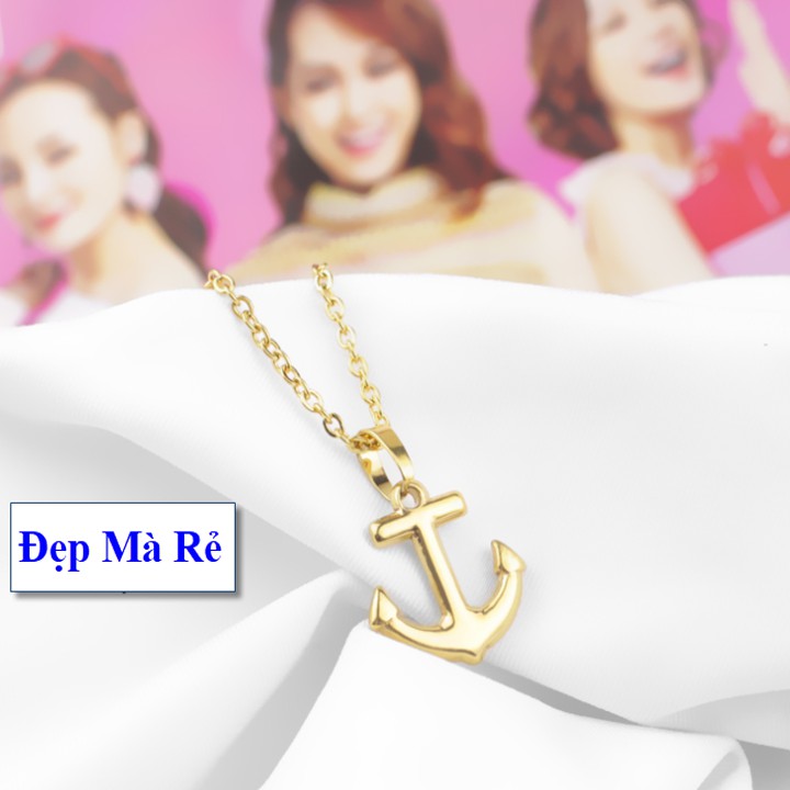 Dây chuyền trẻ em Titan bé trai mặt mỏ neo độc đáo - An toàn cho trẻ - Cam kết 1 đổi 1 nếu hoen , gỉ sét