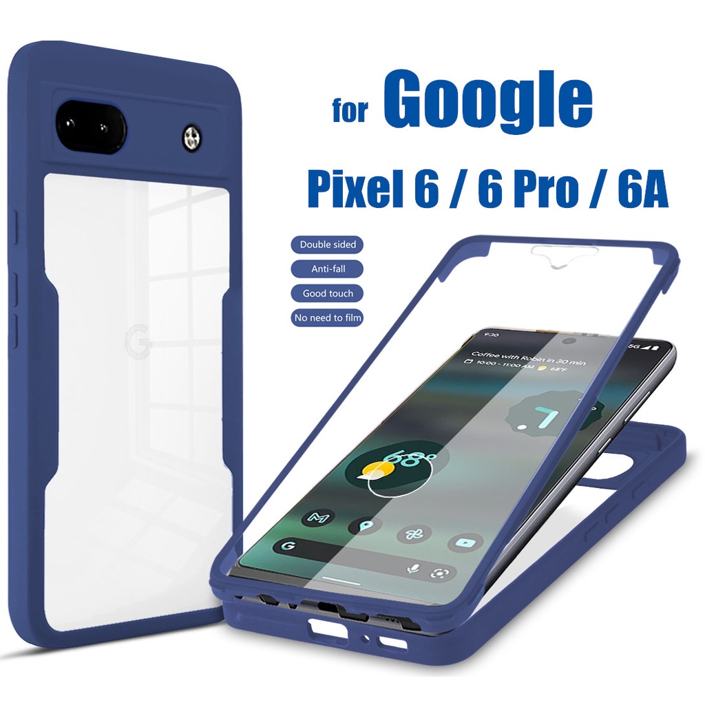 Ốp Điện Thoại Chống Sốc Bảo Vệ Toàn Diện 360 Độ Cho Google Pixel 6A 6 Pro