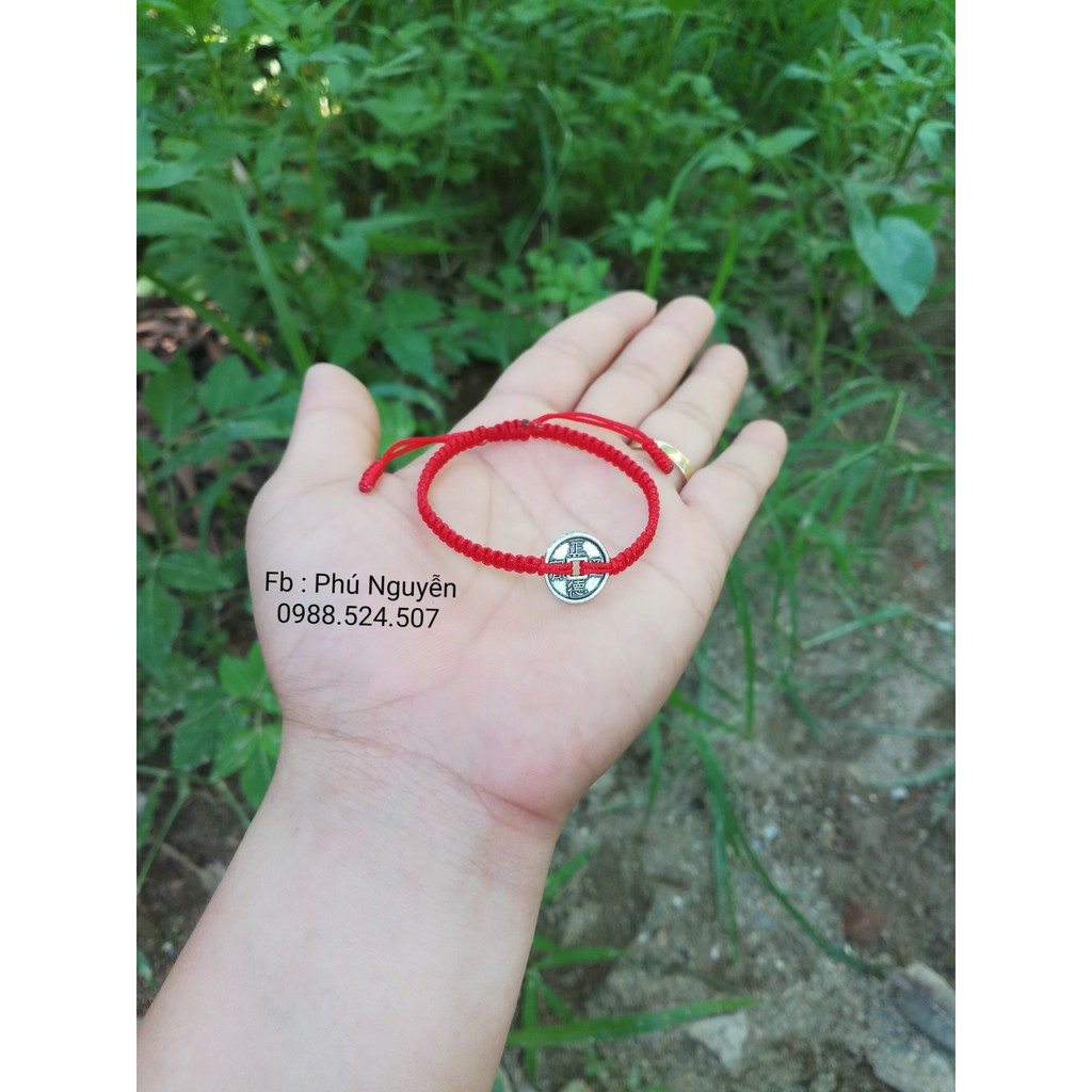 Vòng Tay Handmade Đồng Xu May Mắn ( Thông báo size cổ tay)