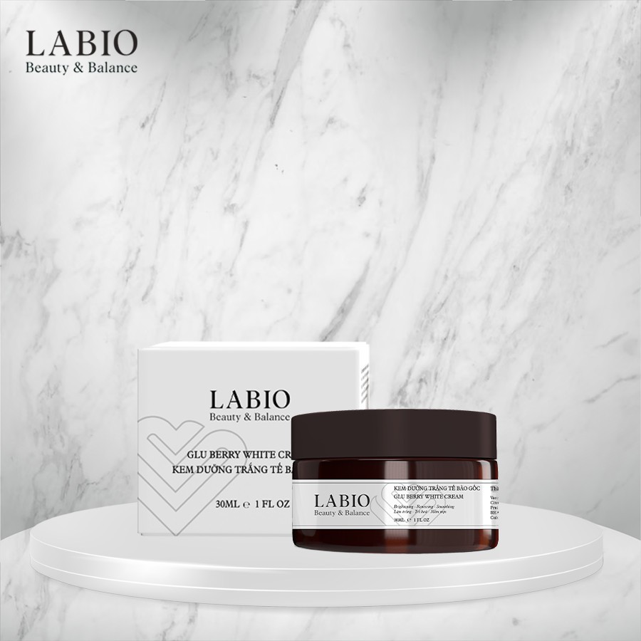 Kem dưỡng trắng tế bào gốc LABIO - dưỡng trắng, se khít lỗ chân lông - Glu Berry White Cream 30ml | BigBuy360 - bigbuy360.vn