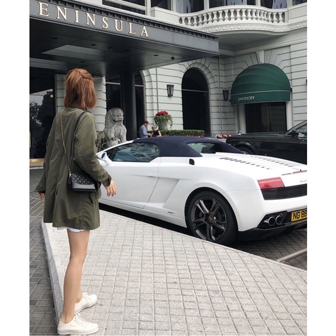 Túi Đeo Chéo 2 Dây Trần Trám Size 18 Nhỏ Xinh