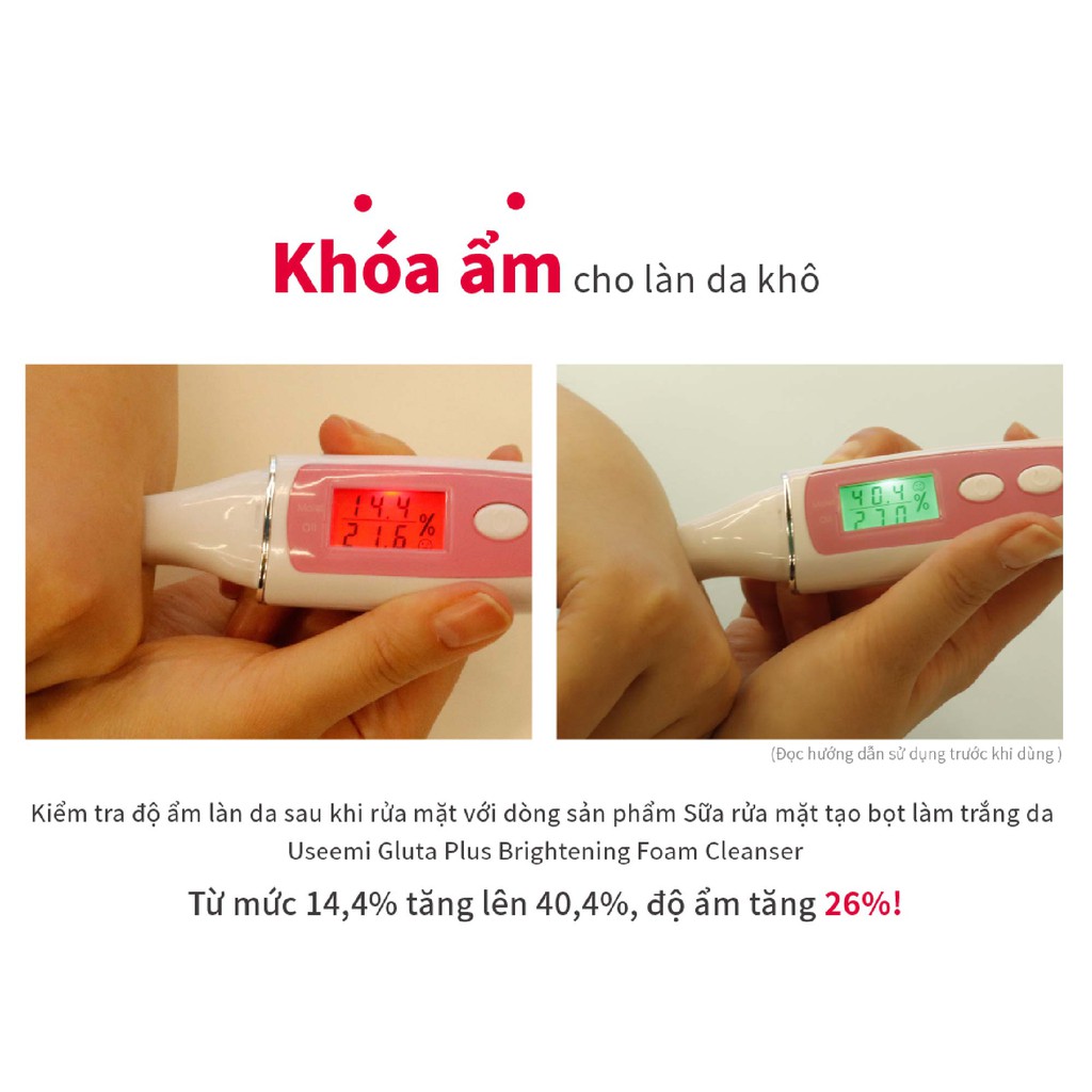 Sữa Rửa Mặt USEEMI Tạo Bọt Làm Trắng Da Dung Tích 150ml | BigBuy360 - bigbuy360.vn